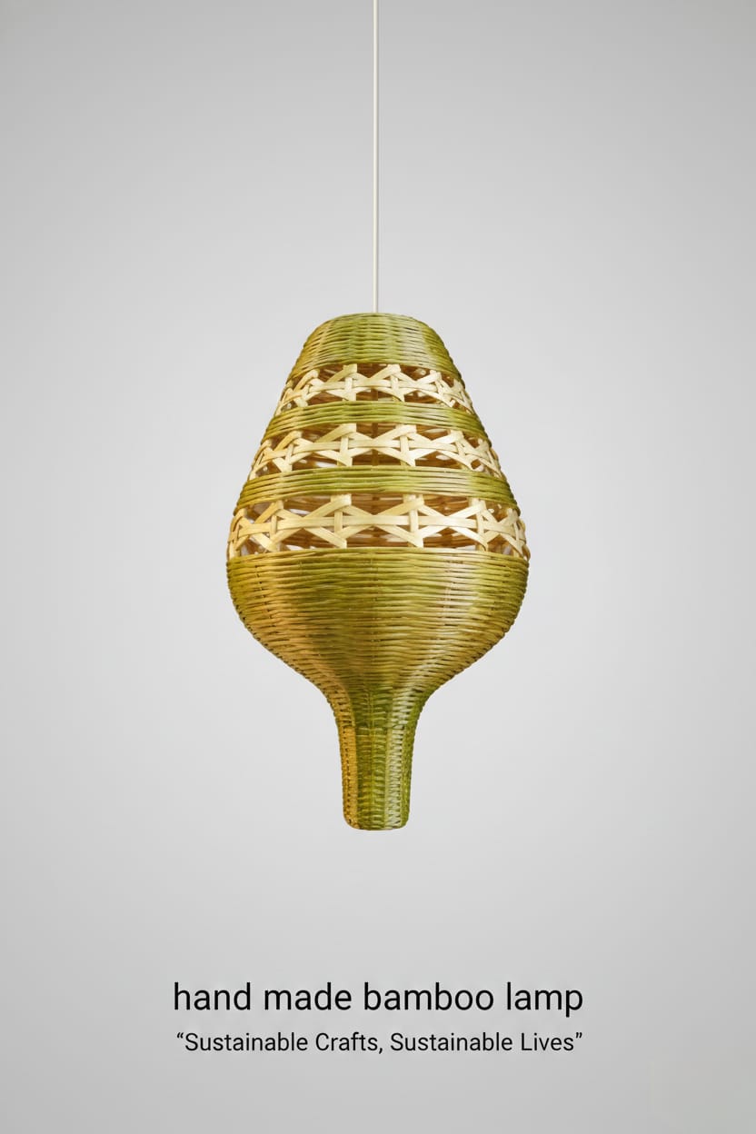 Oval shape hanging lamp 