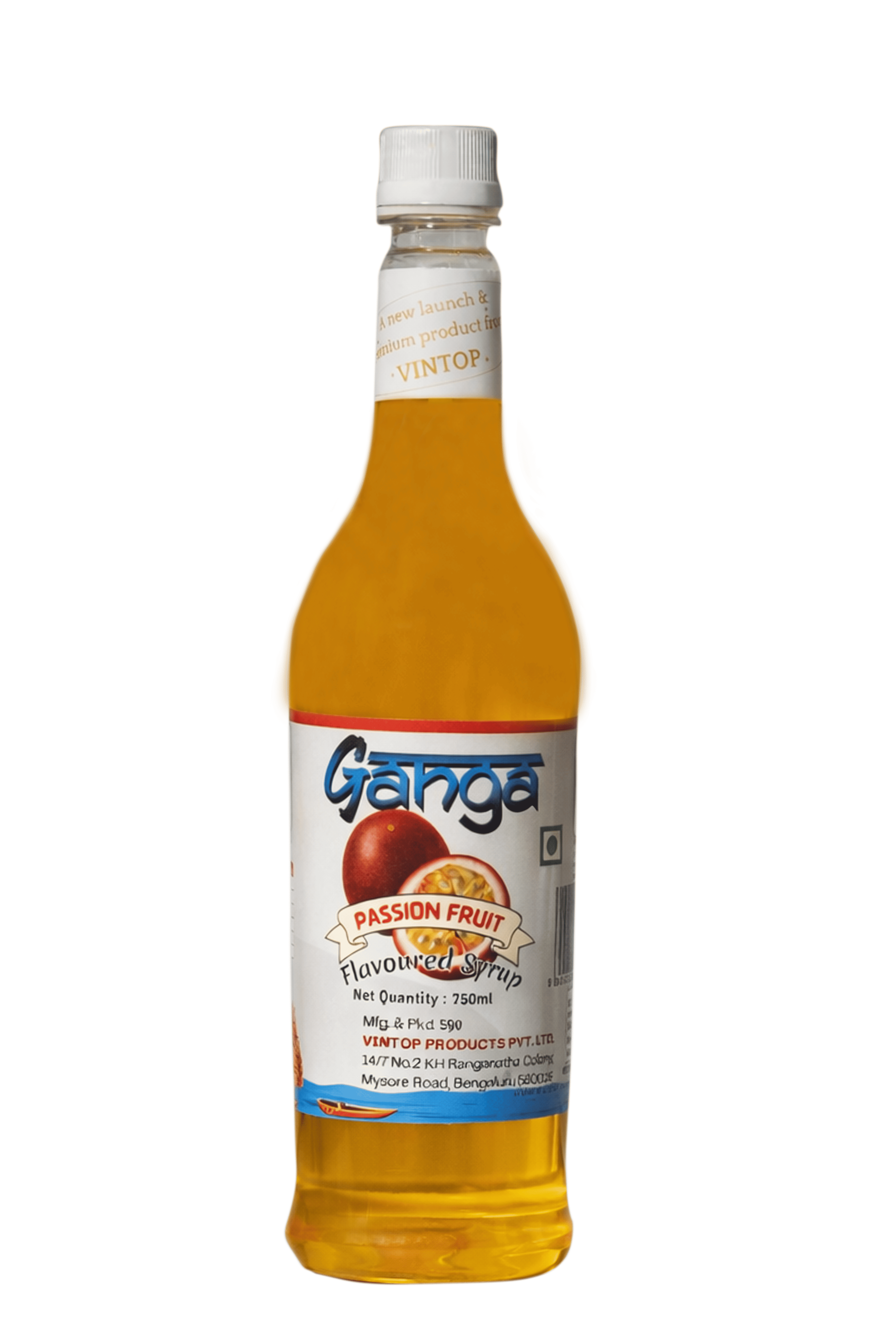 Ganga Passion Fruit Flavoured Syrup