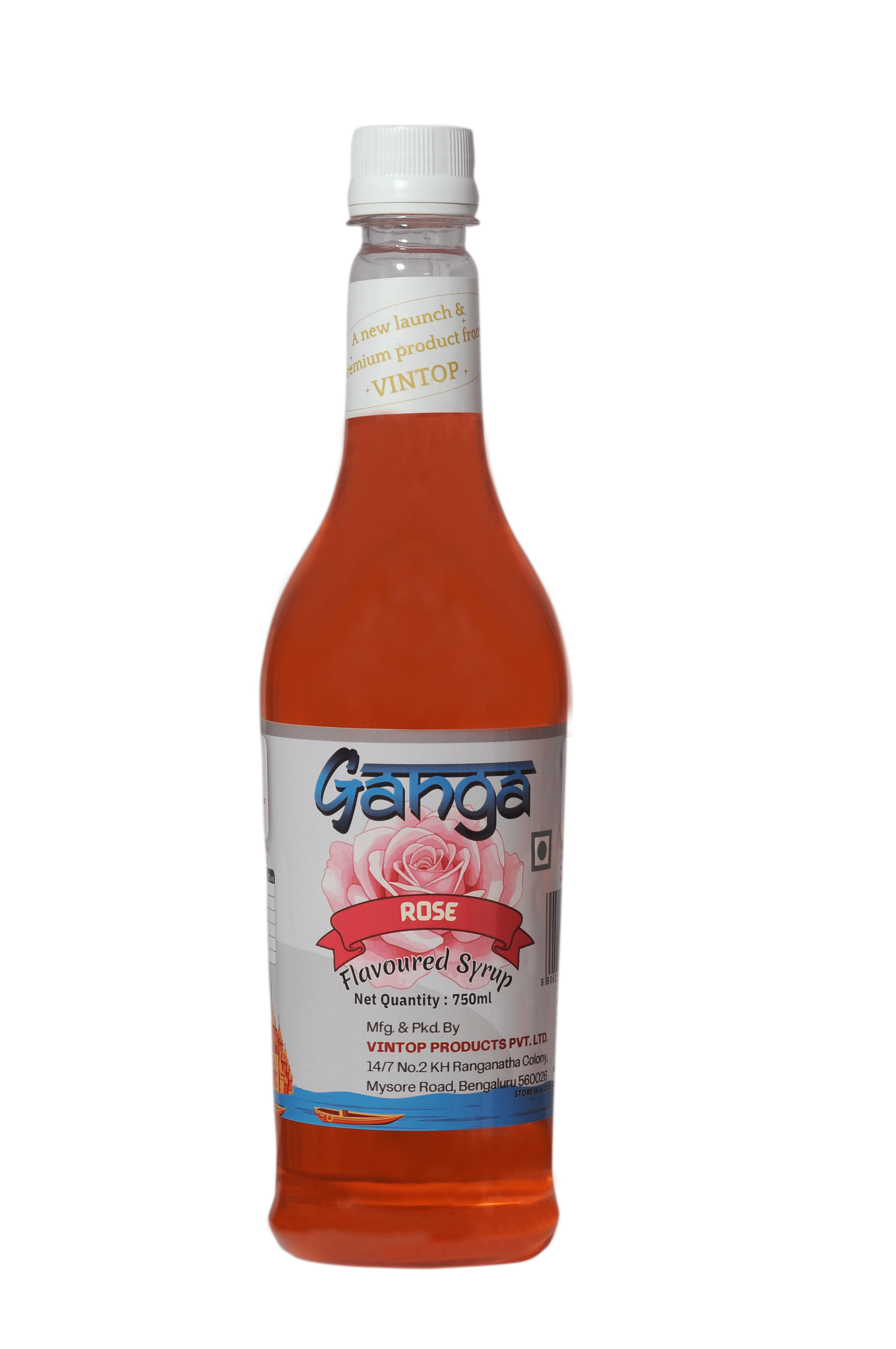 Ganga Rose Flavoured Syrup