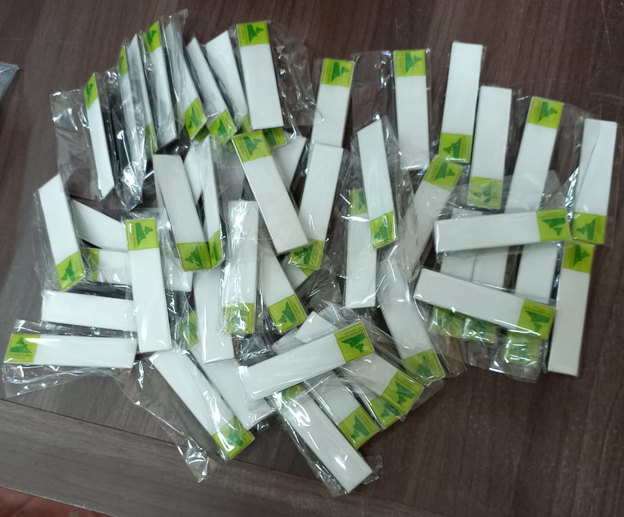 Badges with print lamination 