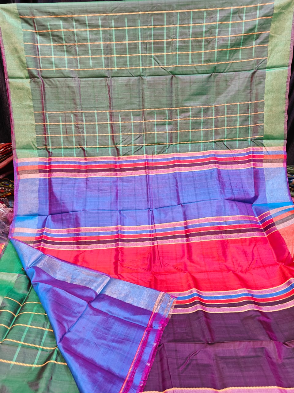 Bishnupuri katan silk sarees