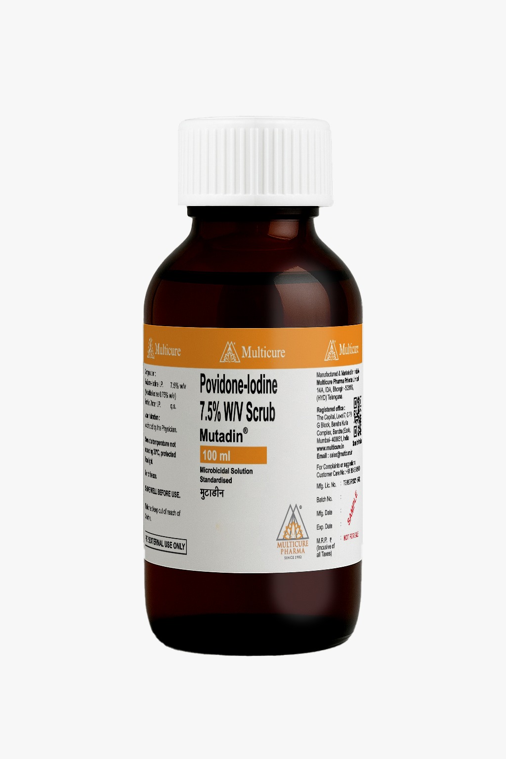 MUTADINE 7.5 % IP SCRUB