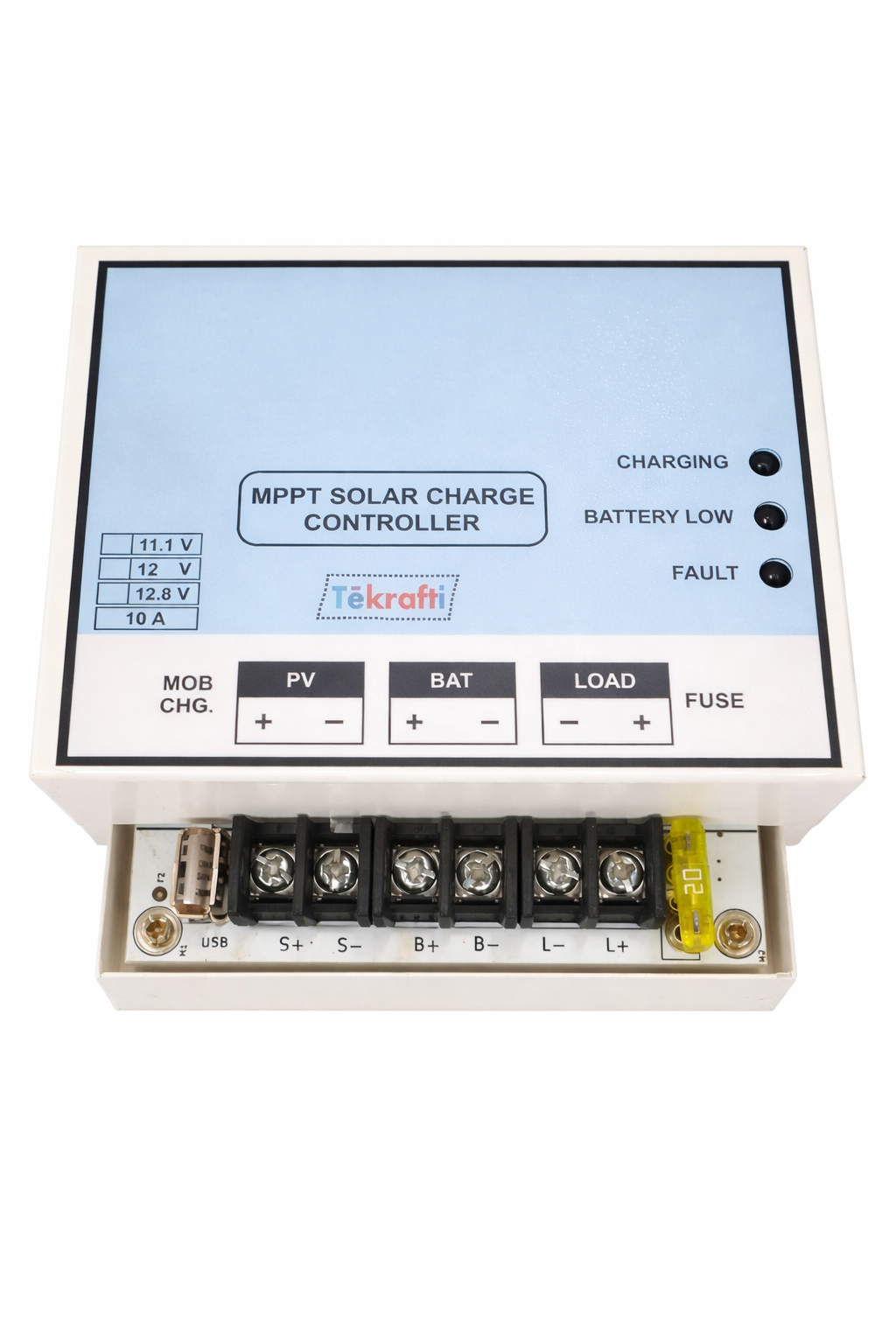 Solar MPPT Charge Controller without Display - 10amps
