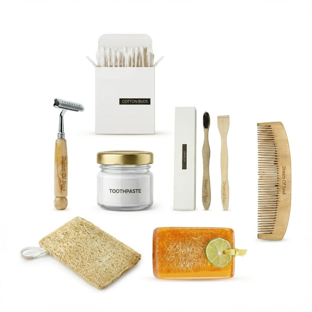 Plastic-Free Bathroom Kit