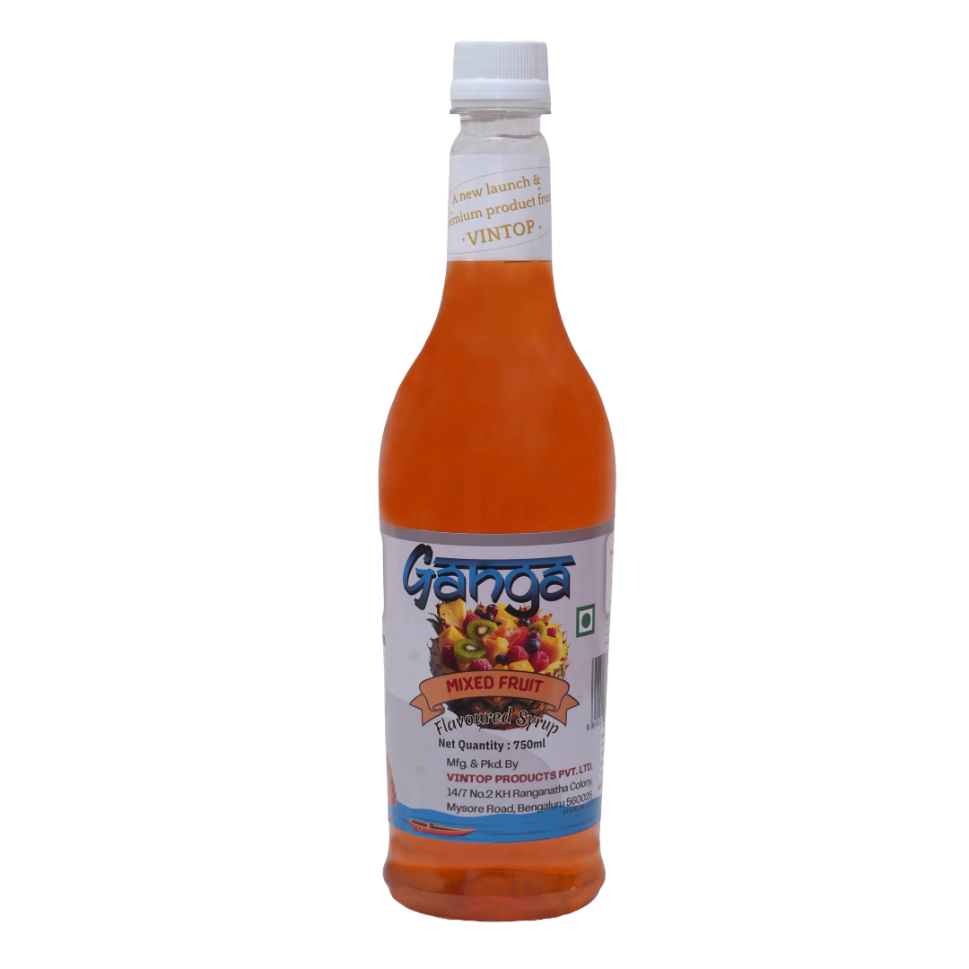 Ganga Mixed Fruit Flavoured Syrup 750ml
