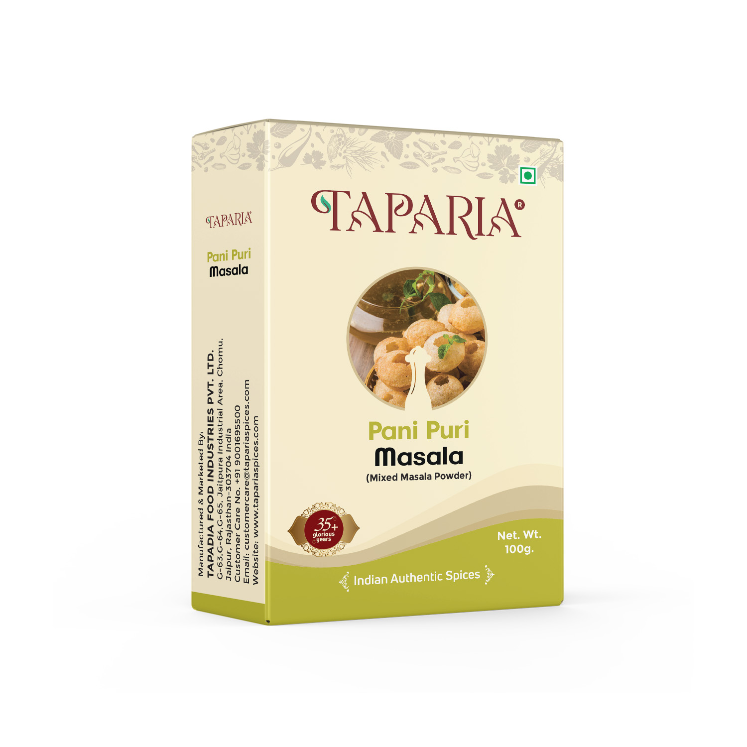 100g Taparia Pani Puri Masala