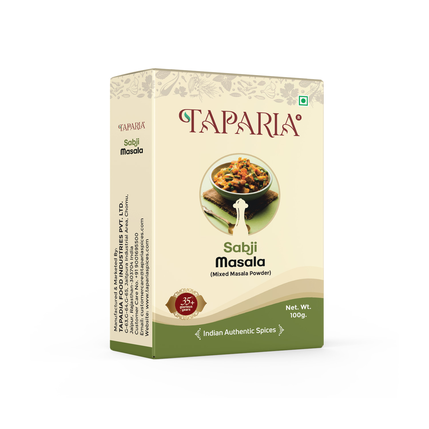 100g Taparia Sabji Masala