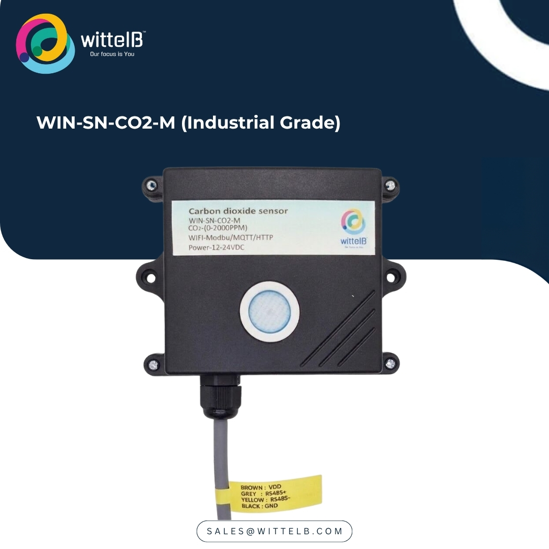 Electrochemical CO2 Sensor w Modbus RTU WIN-SN-CO2-M (Industrial Grade)