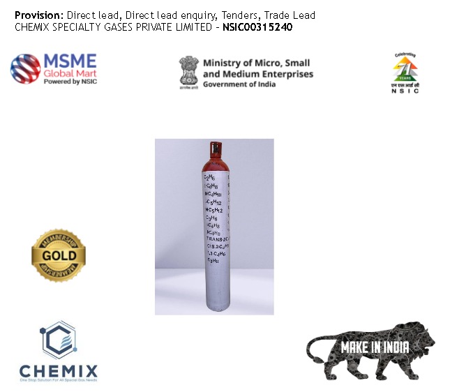 CHEMIX® Calibration Gas Standard for LPG Mixture (Petrochemical Industry)