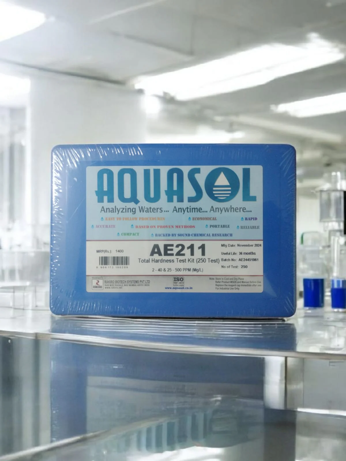 Total HardWater Test Kit - AE211 - CaCO3