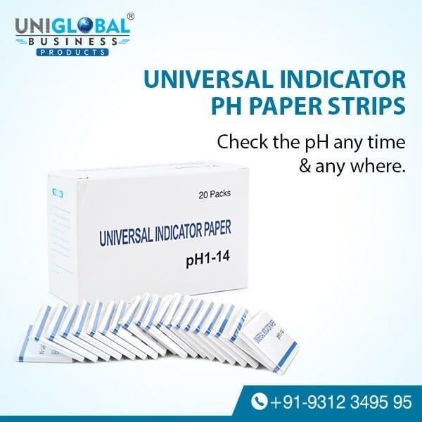 universal indicator ph paper strips