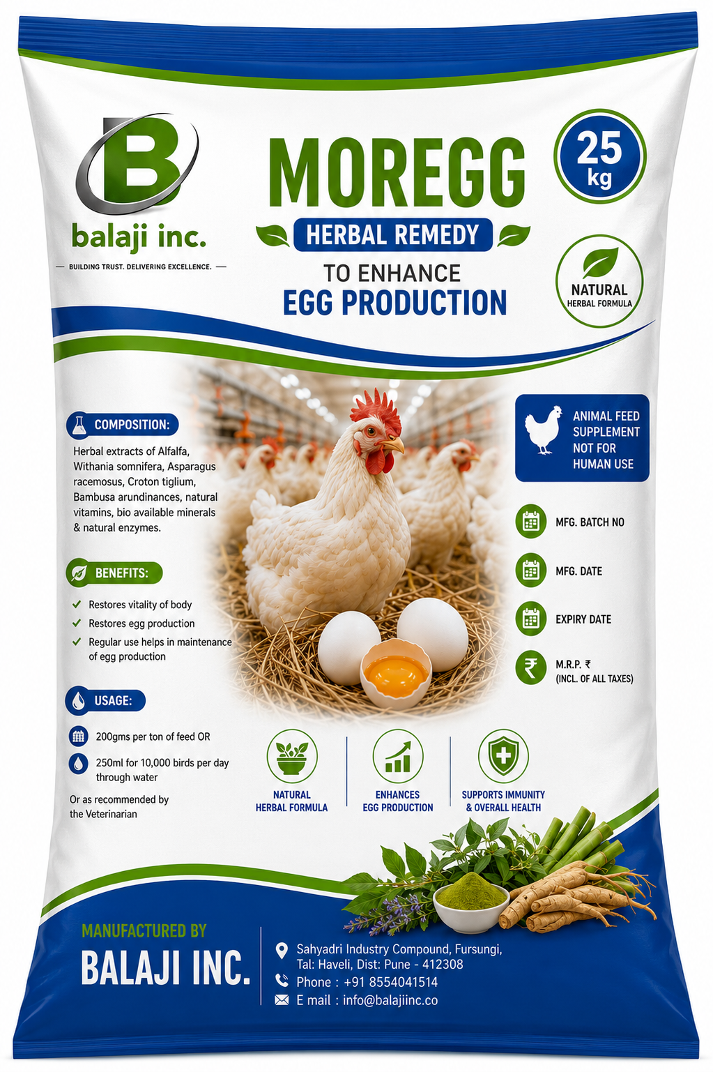 MOREGG - HERBAL 5kgx5
