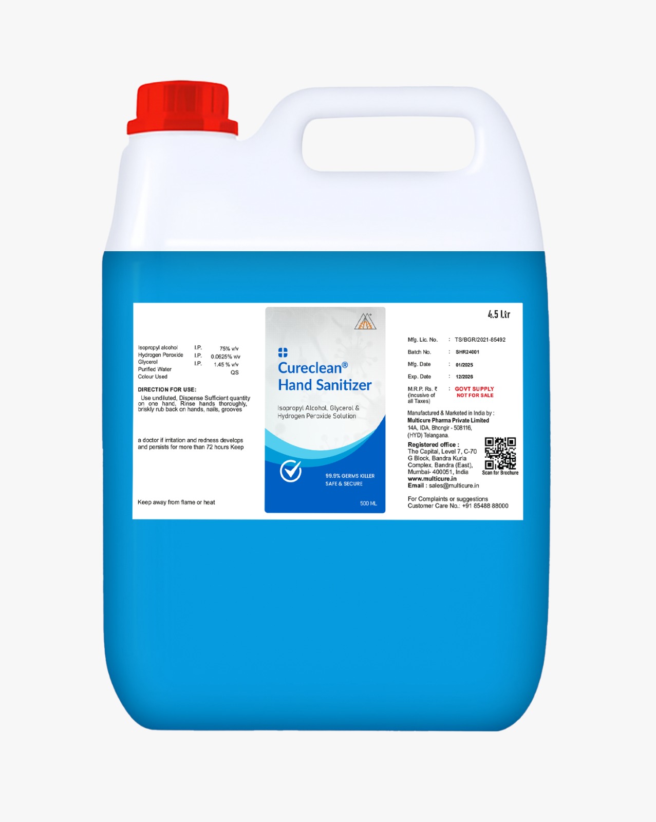 CURECLEAN HAND SANITIZER