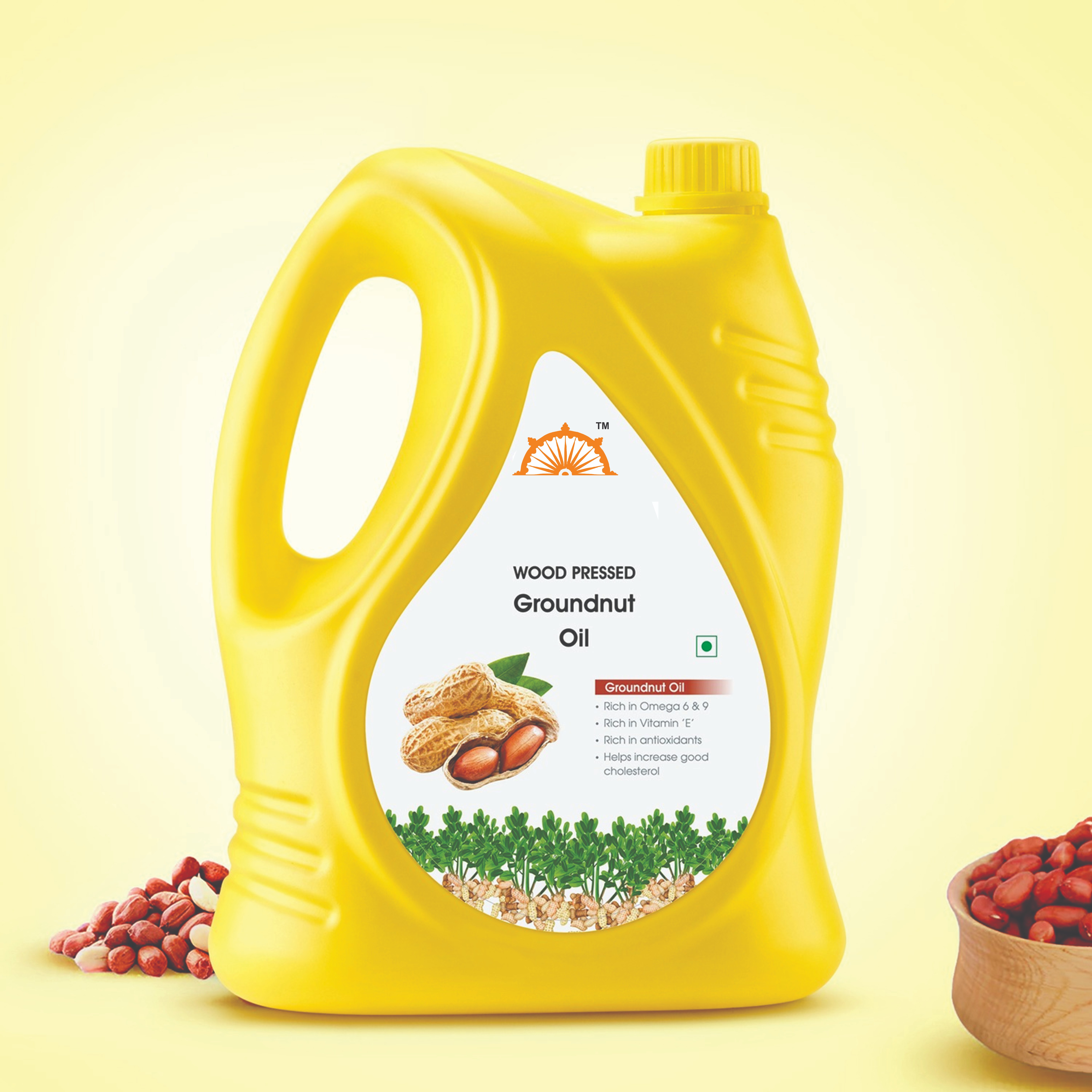  Wood Pressed Groundnut Oil