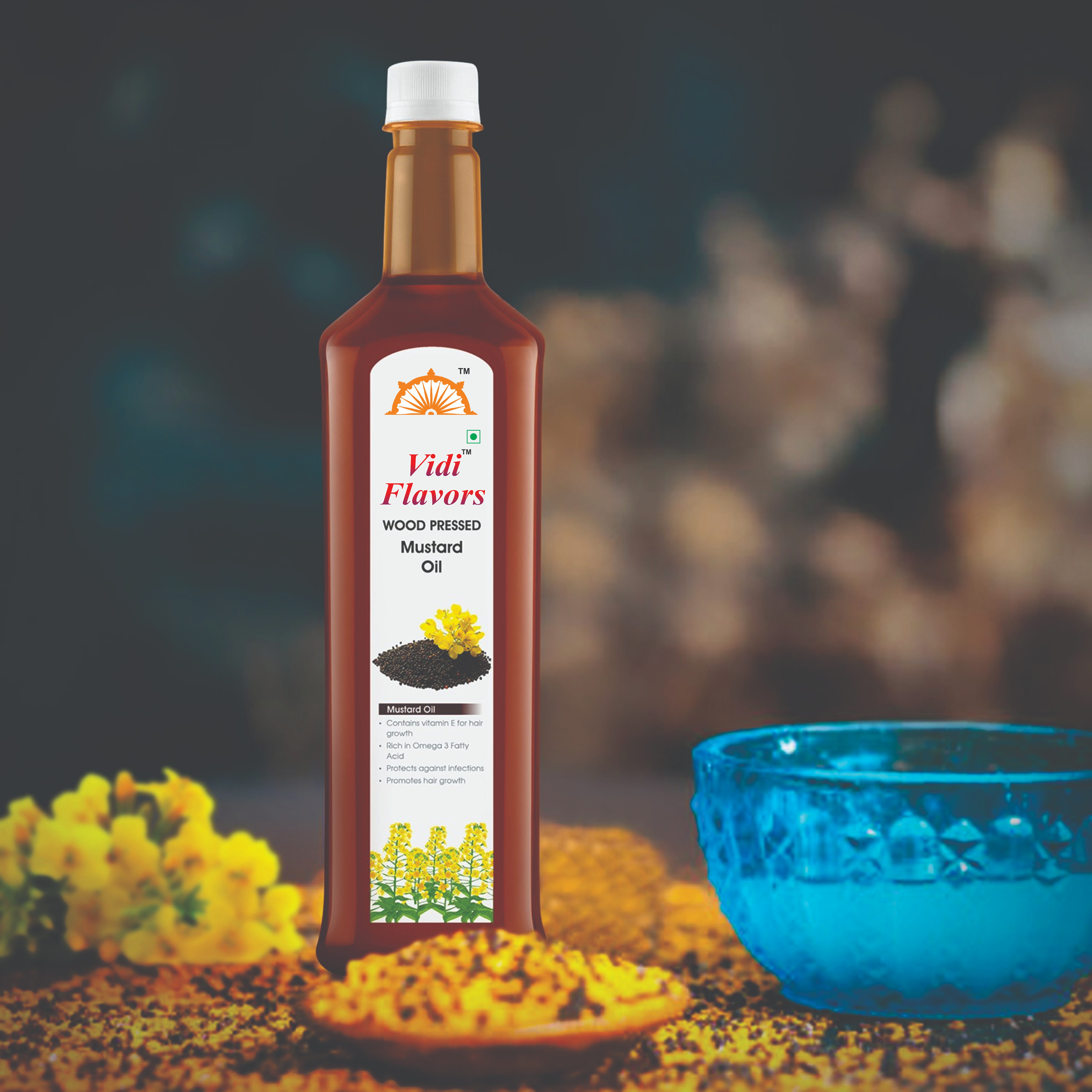 Wood pressed mustard oil / Sarso oil