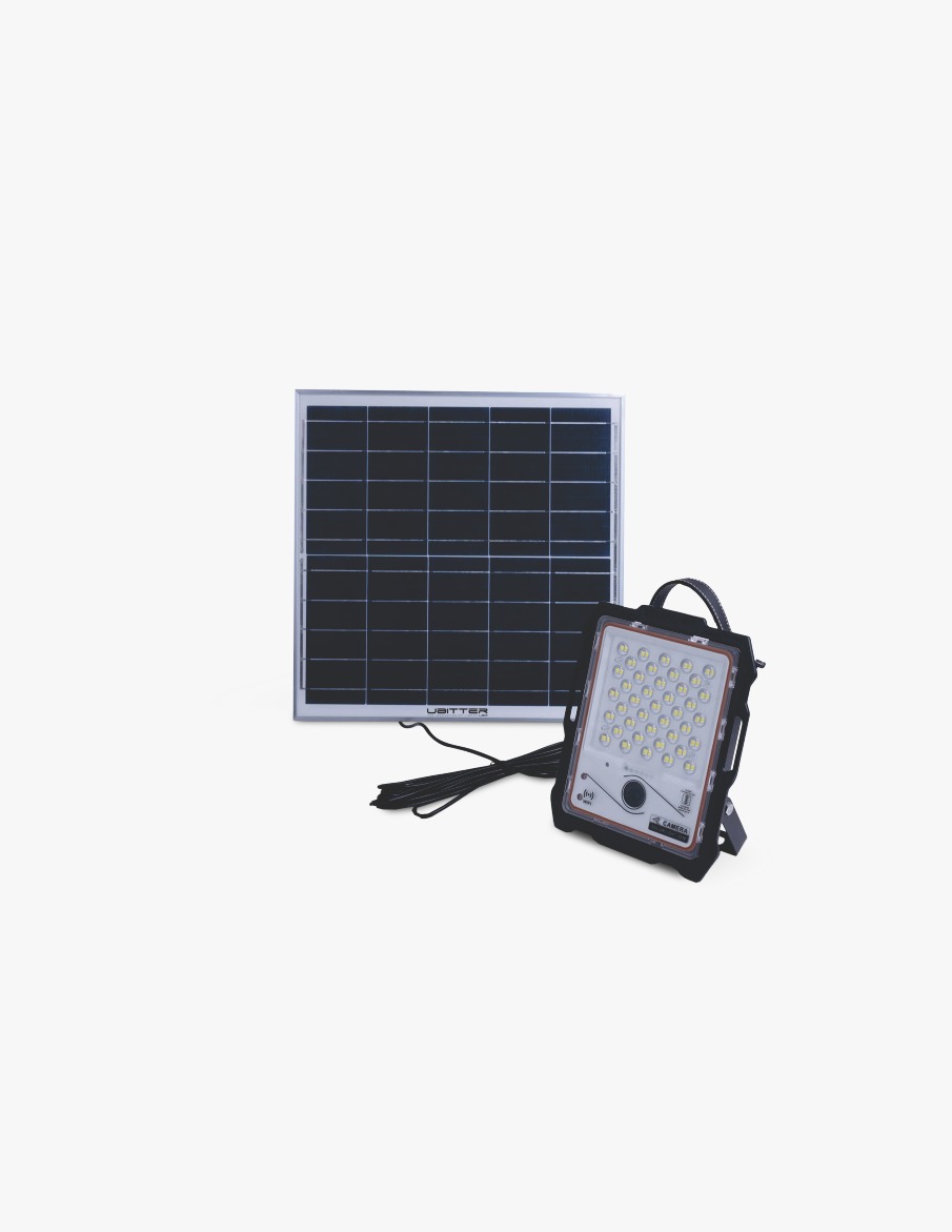 100W - ALL IN ONE SOLAR FLOOD LIGHT  - TESLA