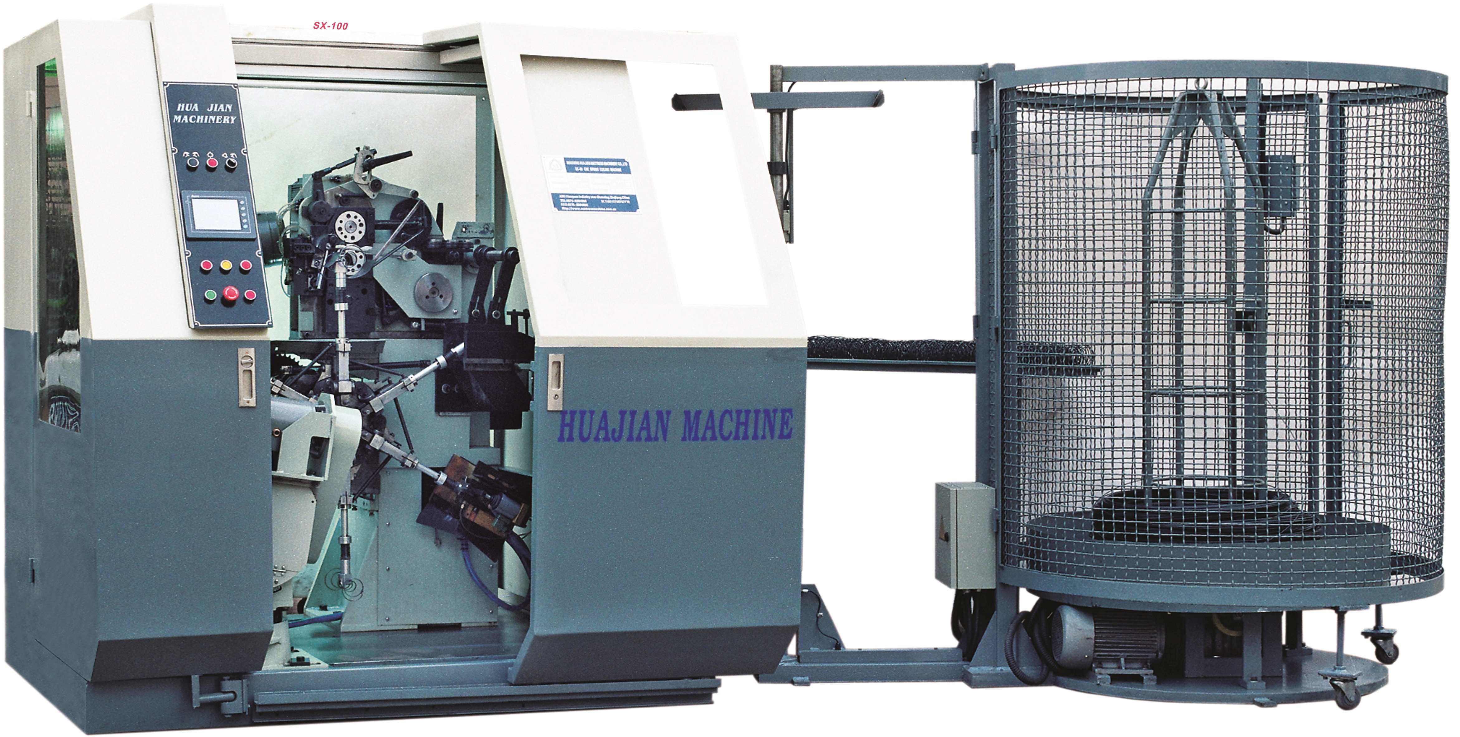 Huajian SX-100 Bonnell Spring Coiling Machine 