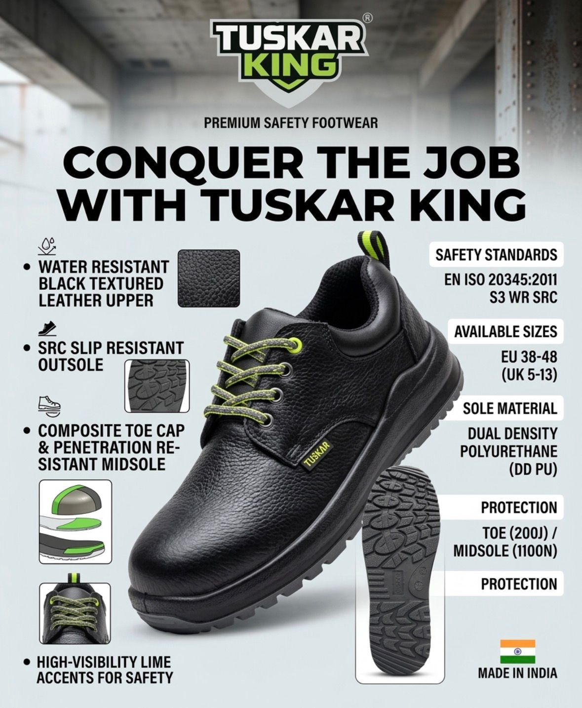 PU SAFETY SHOES