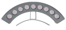 6W LED CORRUGATED LED LIGHT WARM (3000K)