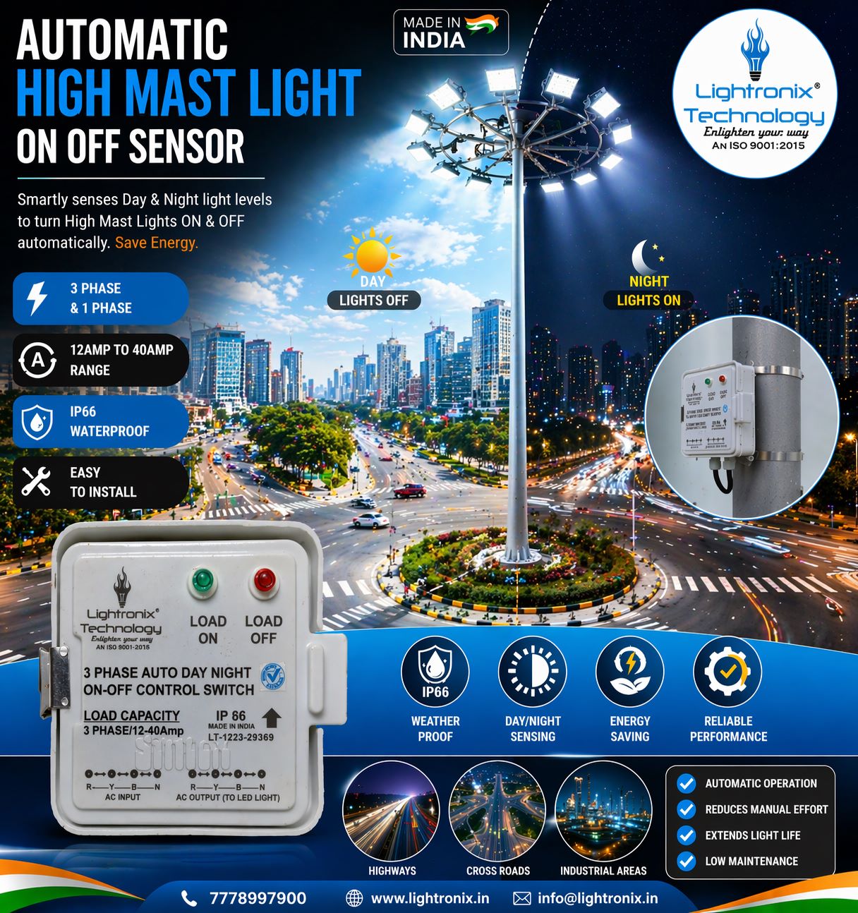 HIGH MAST SENSOR SWITCH