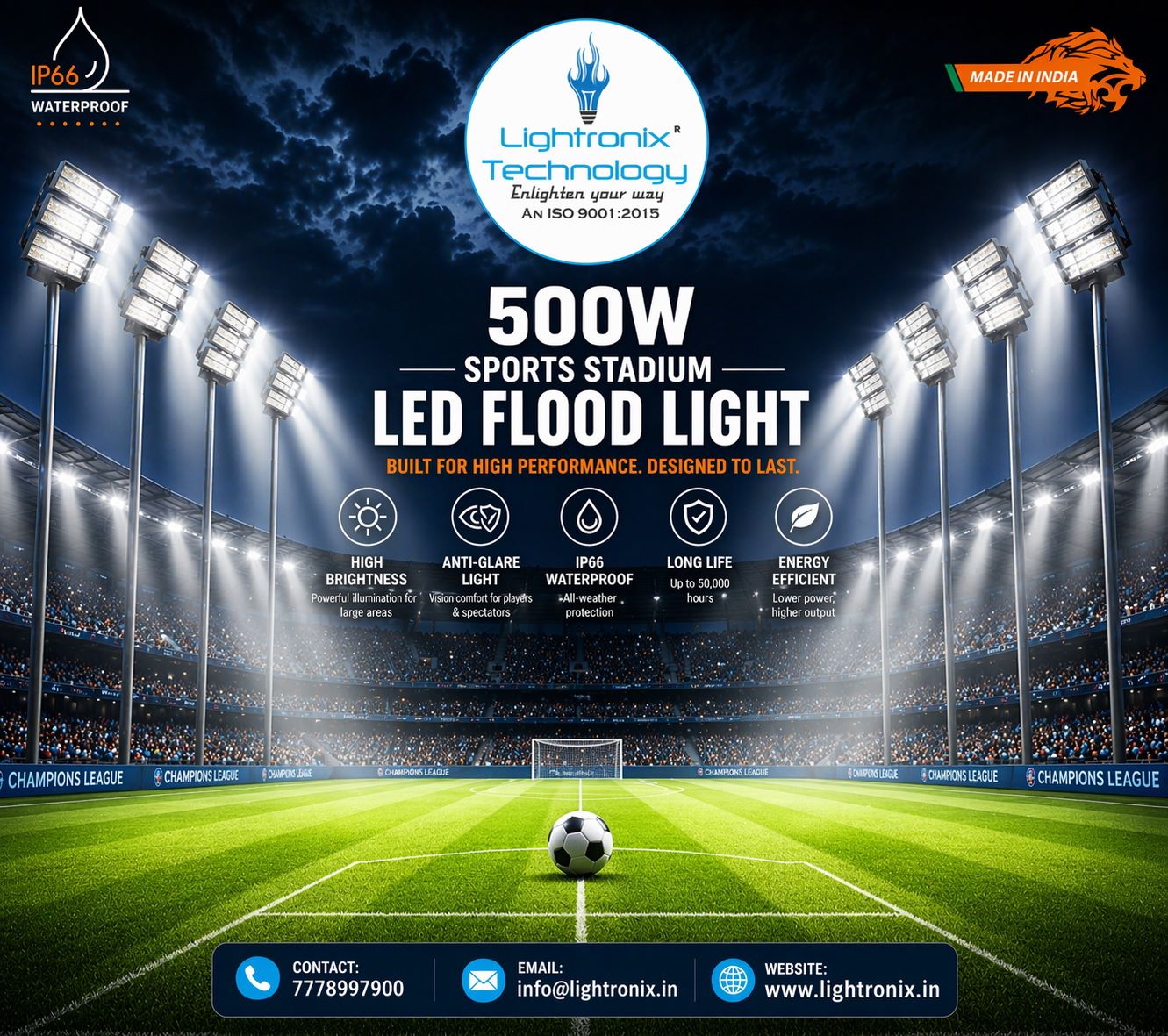 FOOTBALL GROUND LIGHTINGS