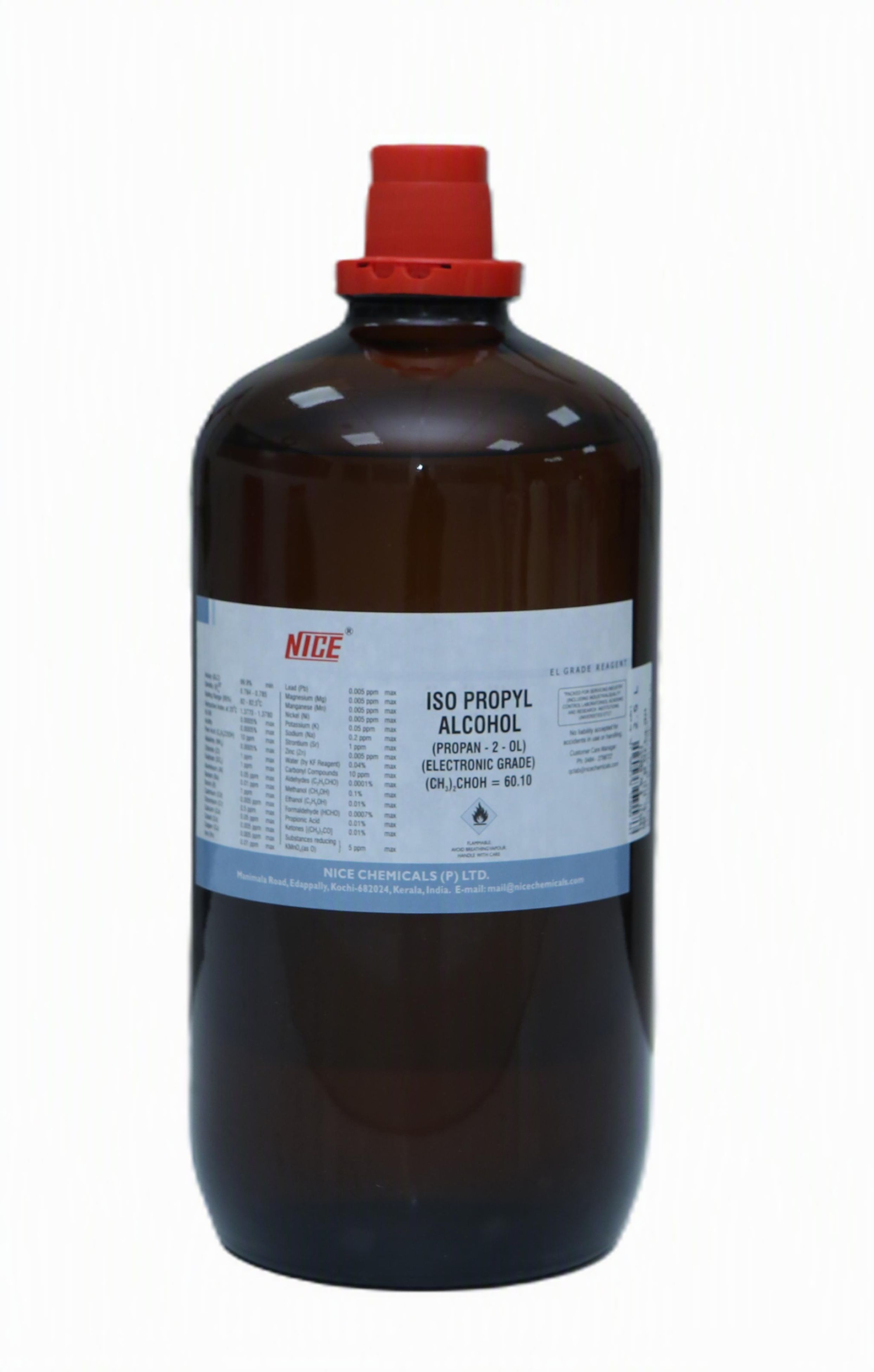  Isopropyl alcohol  - 99.9% (Propan -2- ol)  (Electronic Grade)