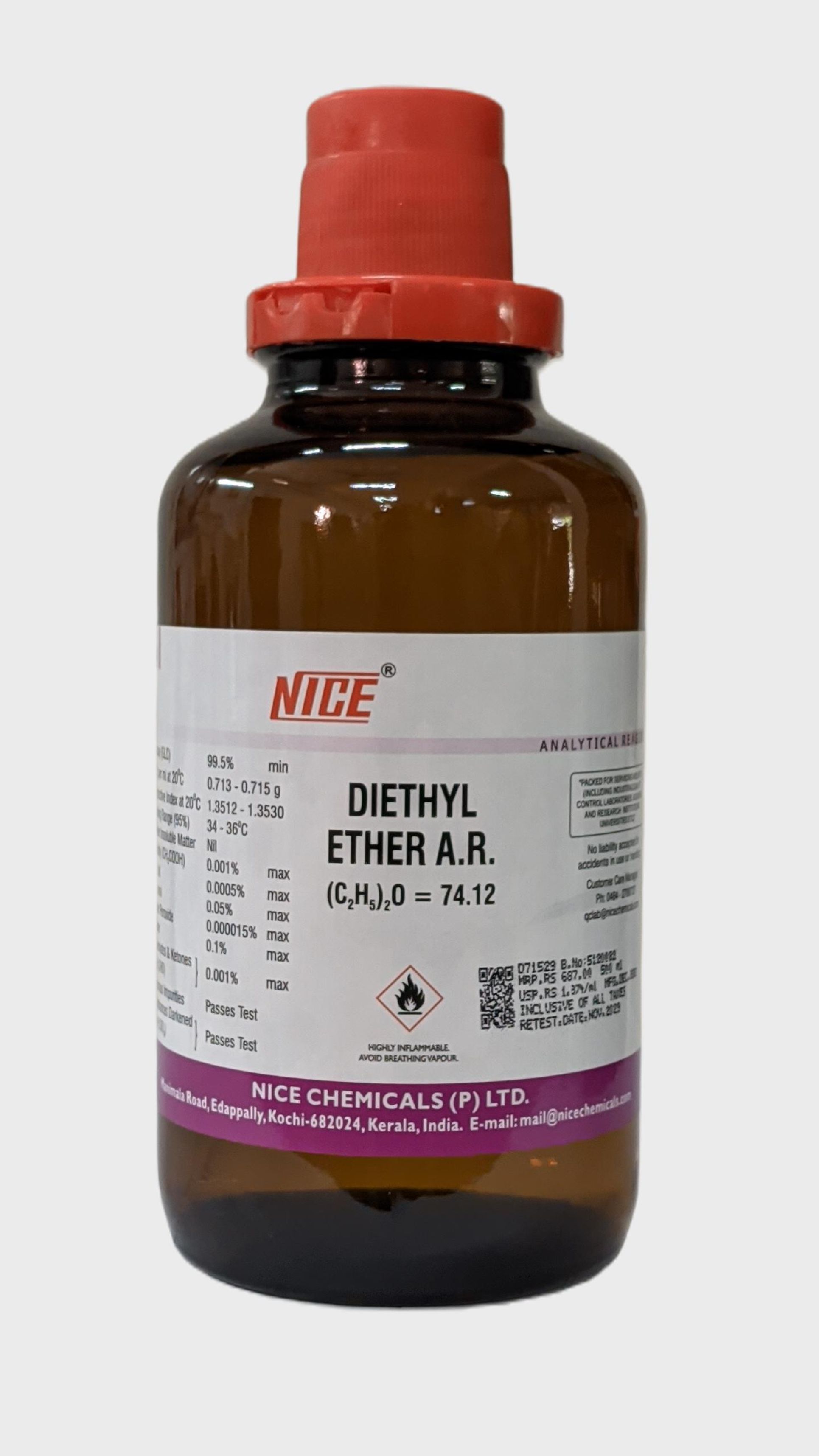 Diethyl ether A.R.(Ether solvent)-99.5%
