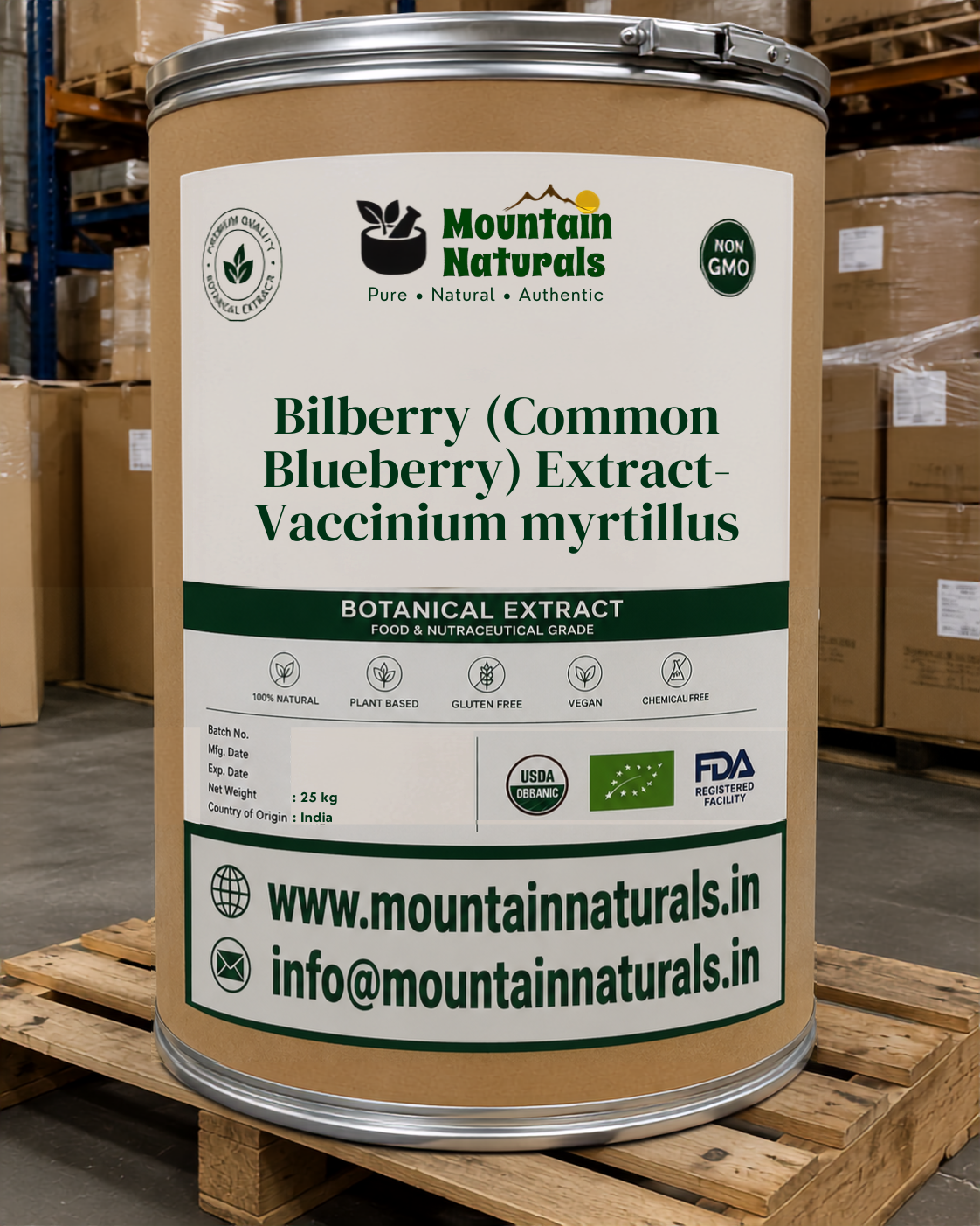 Bilberry (Common Blueberry) Extract- Vaccinium myrtillus