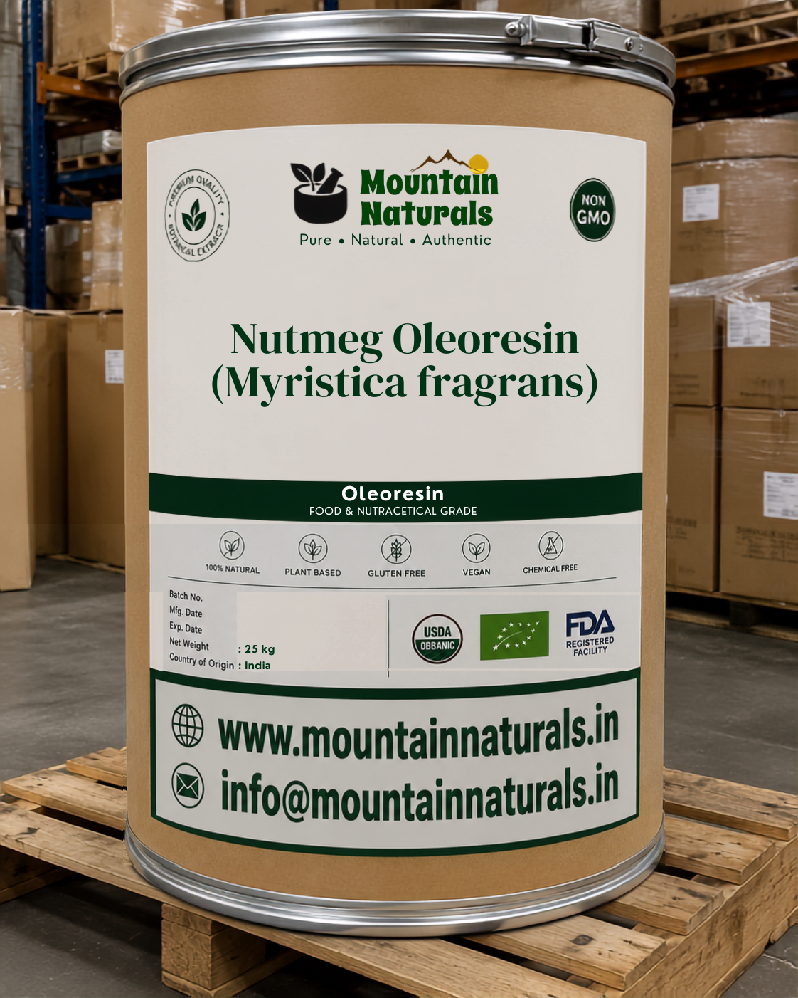 Nutmeg Oleoresin 30% (Myristica fragrans)