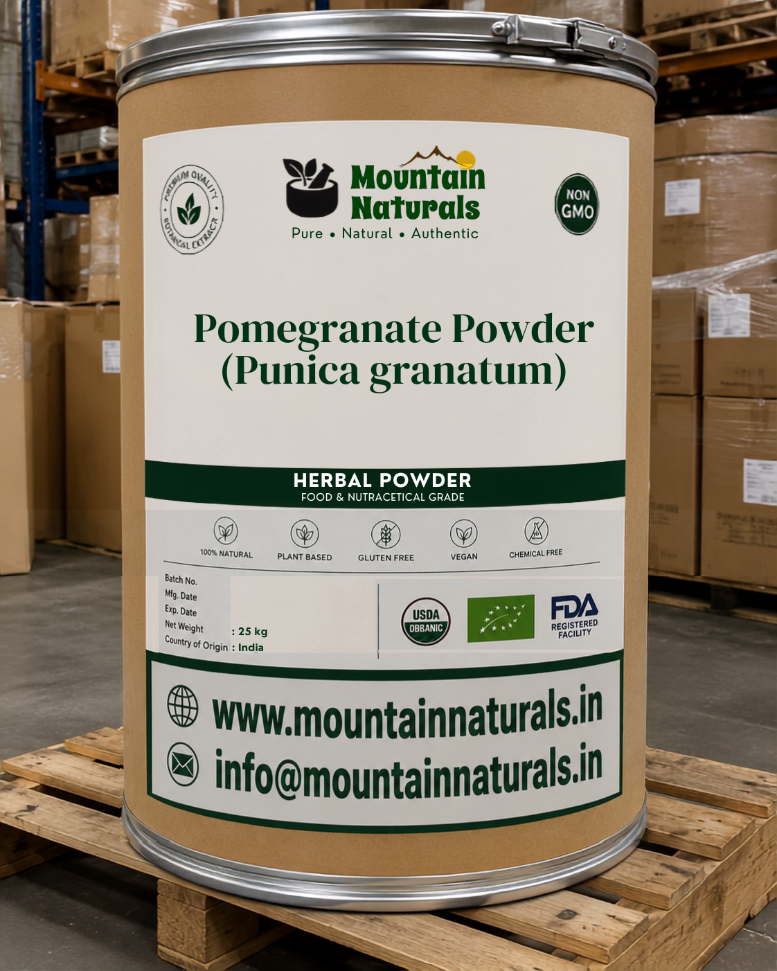 Pomegranate Powder (Punica granatum)