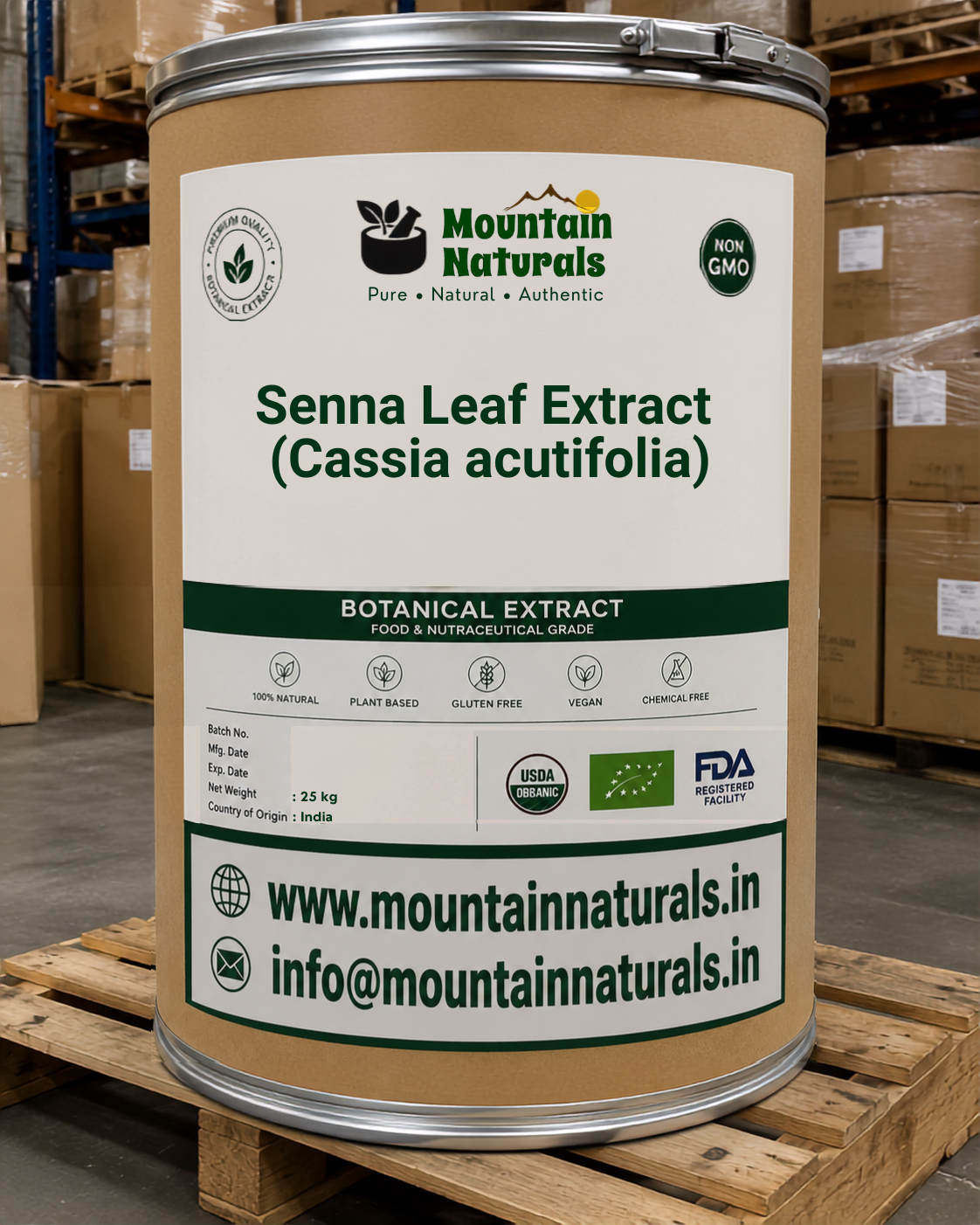 Senna Extract 20% By UV (Cassia acutifolia)