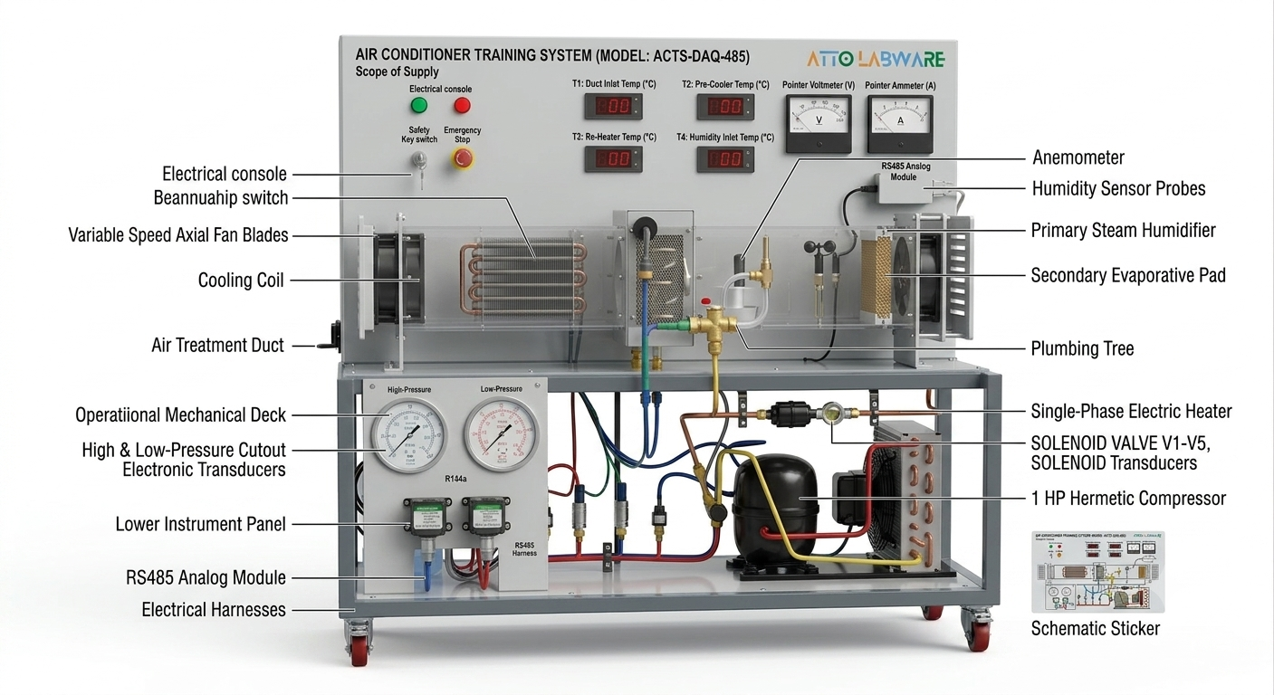 Duct Air Conditioner Training System