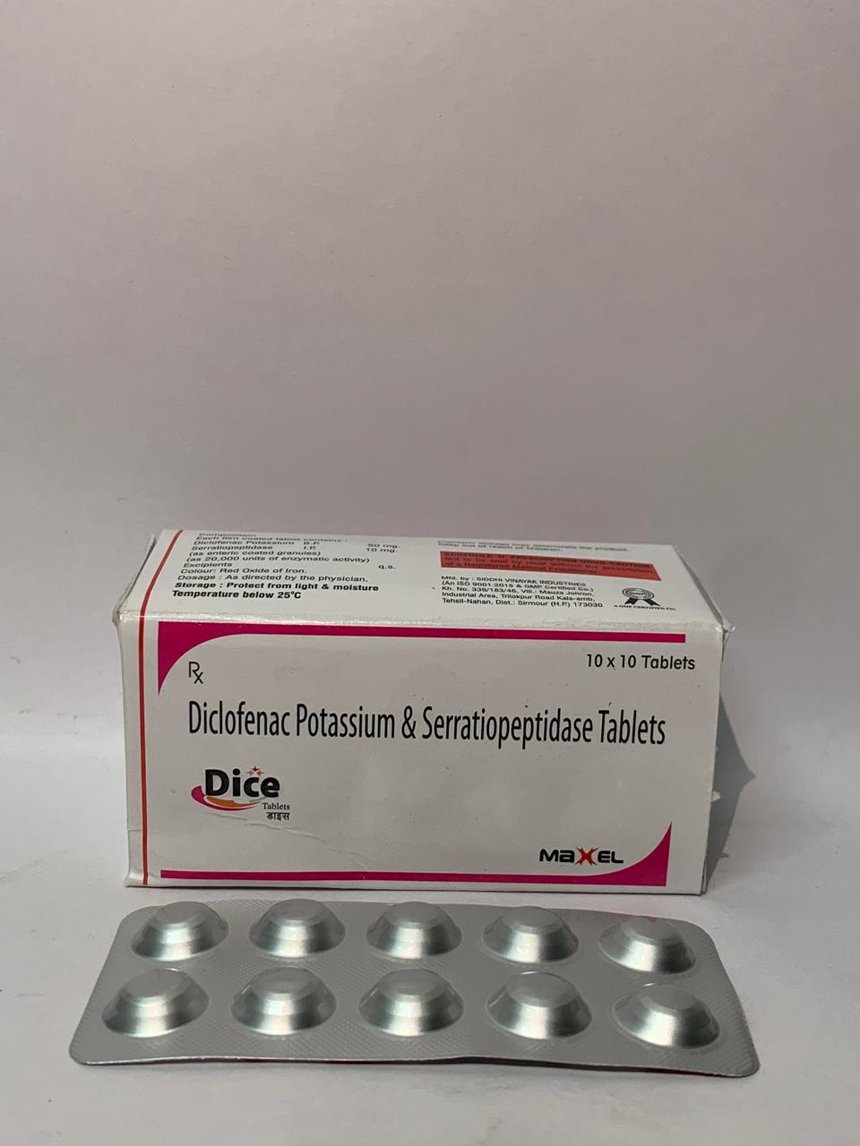 Dice tablet