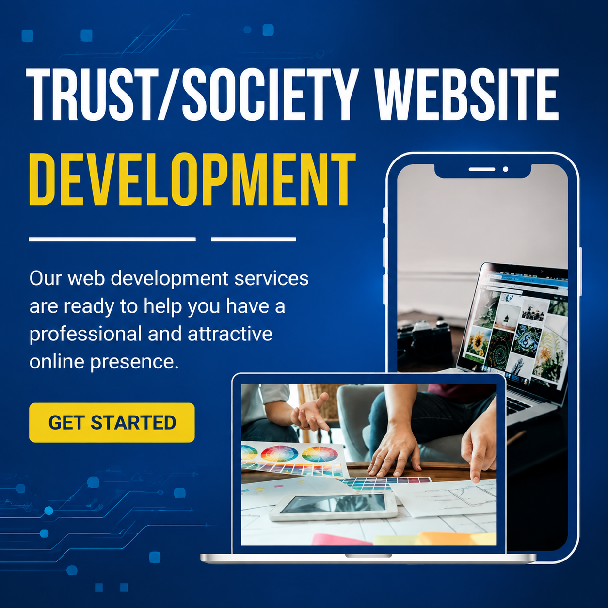 Charitable Trust - Society Website Designing Services