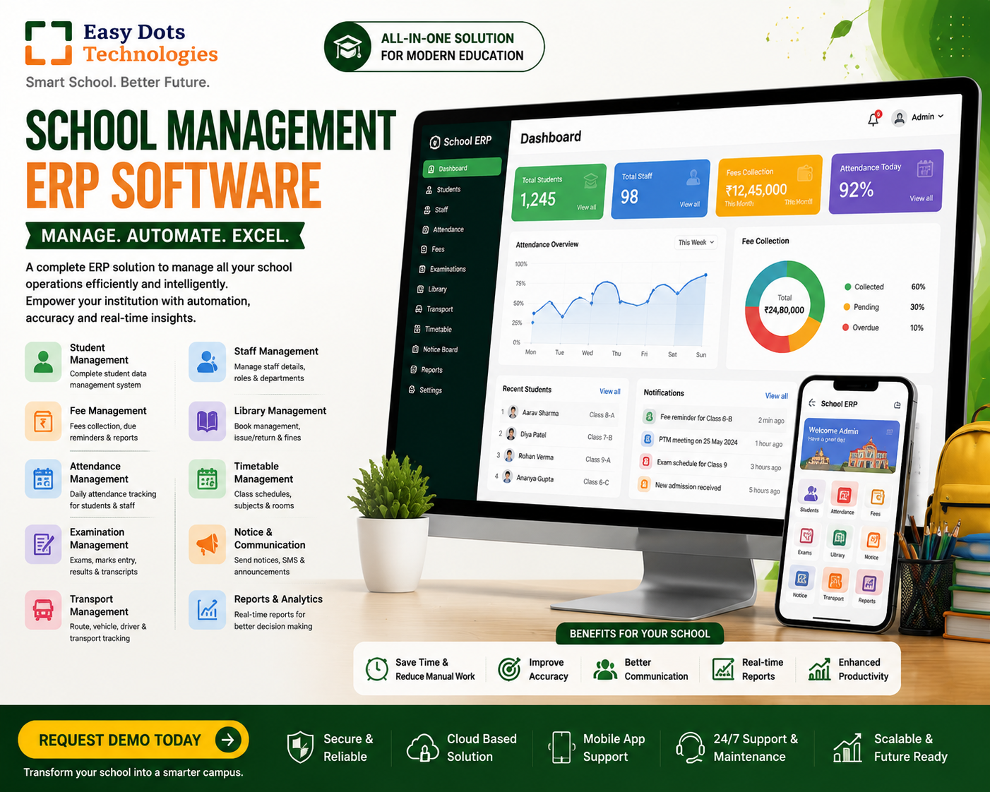 School Management ERP Software