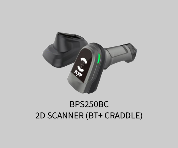 BOXP BPS250BC-2D SCANNER (BT+ CRADDLE)