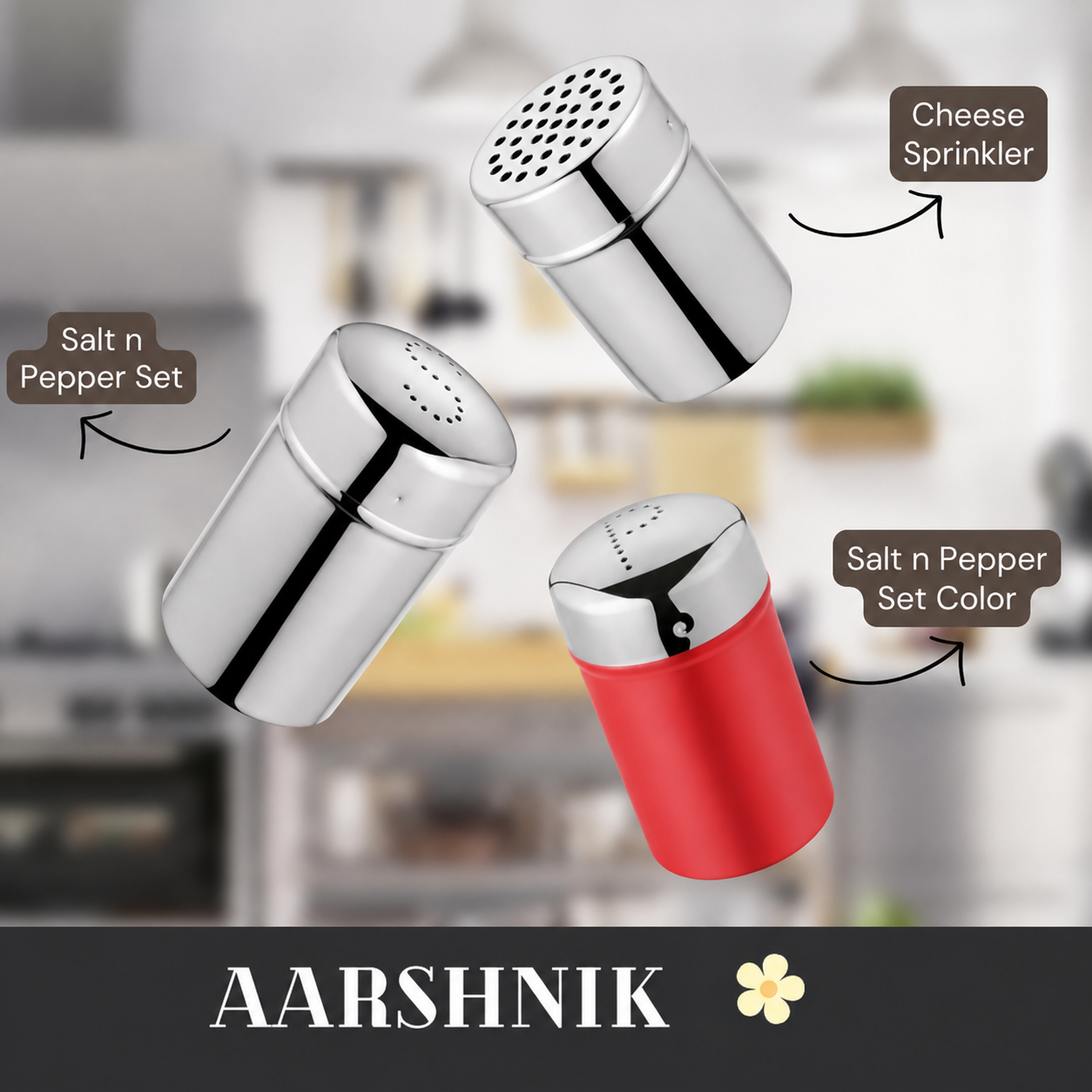 Salt n Pepper Set / Salt n Pepper Set Color / Cheese Sprinkler