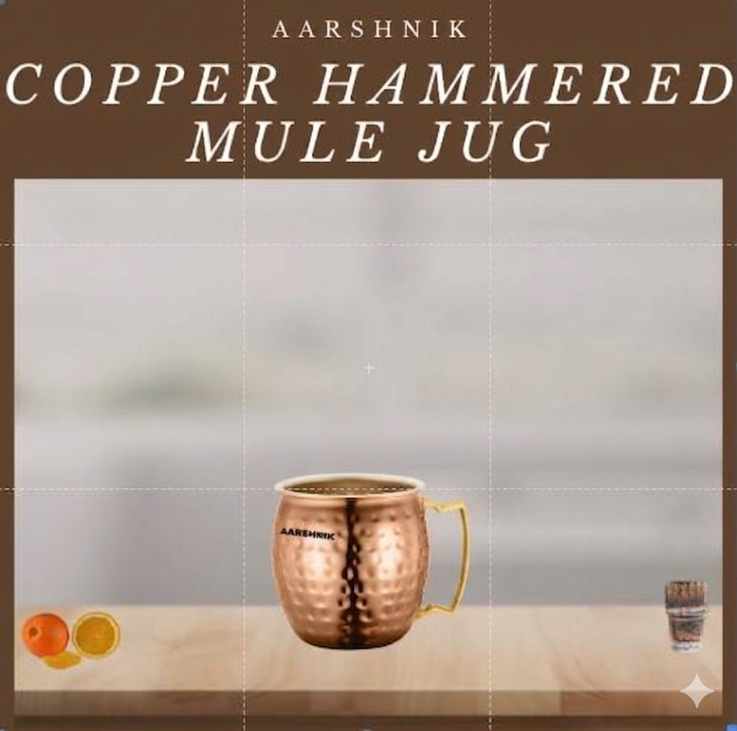 Copper Hammered Mule Mug