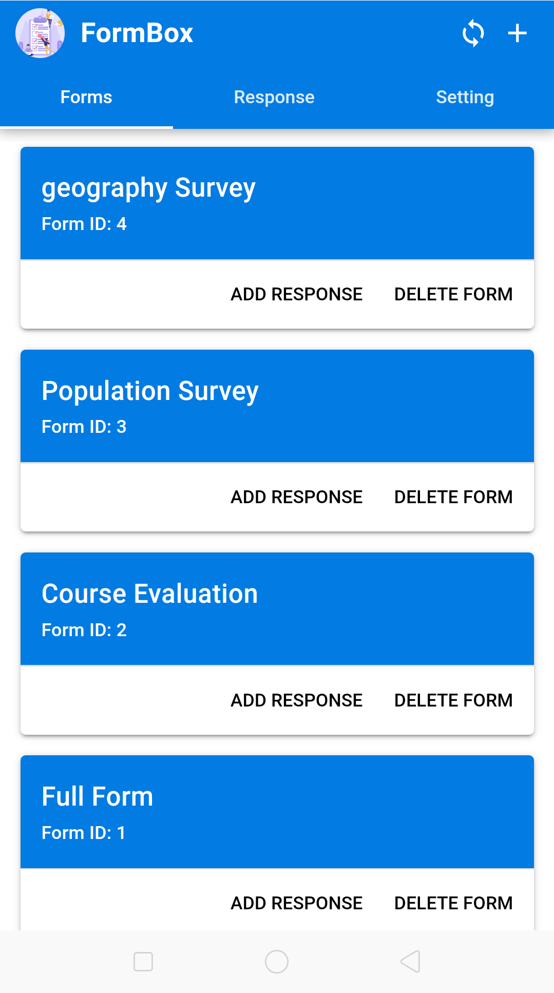 Form Box (Data Collection System)