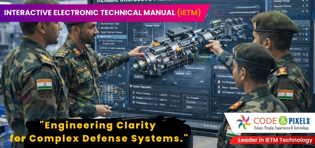 IETM Level 4 Software Interactive Electronic Technical Manual - Code and Pixels