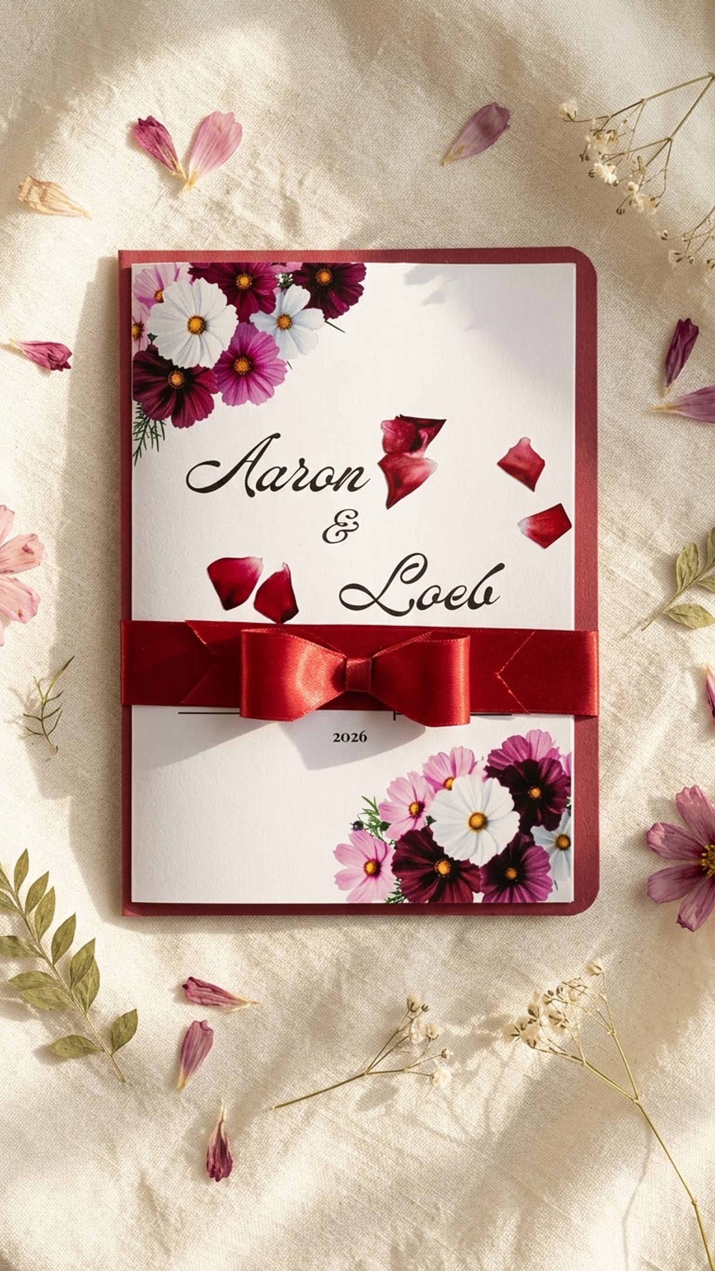 Custom Wedding Invitation Card