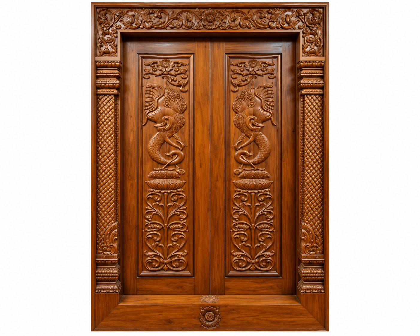 Teak Wood Main Doors