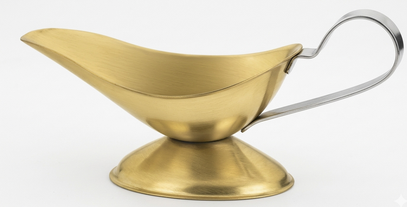 Greavy Boat with Brass Plating