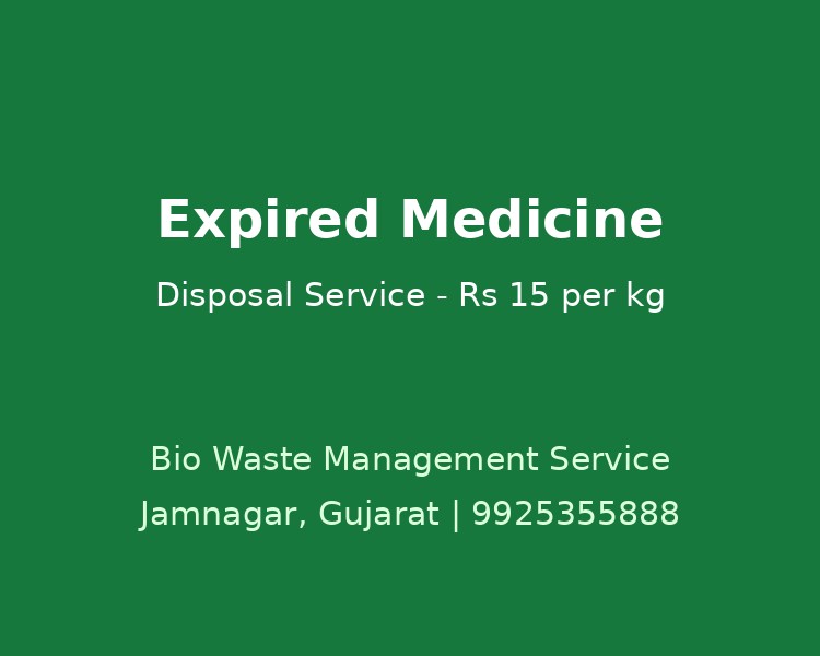Expired Medicine Disposal Service - Rs 15 per kg
