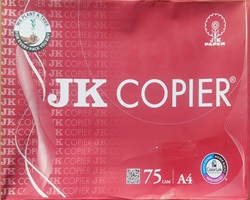 jk copier 2.34 kilogram Ream of 500 Sheet 75 gsm A4 size Plain Copier Paper