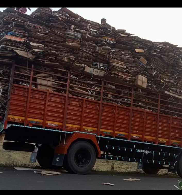 waste kraft paper, cc bottle, iron