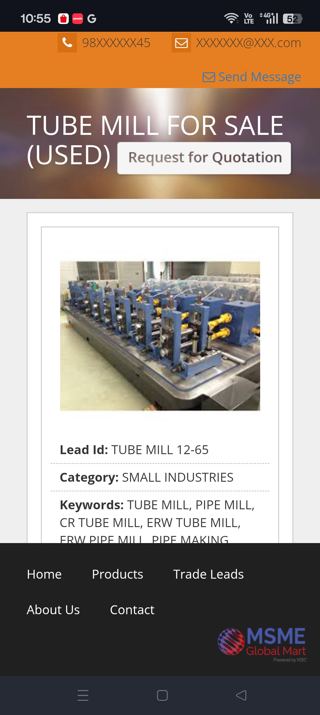 Tube mill