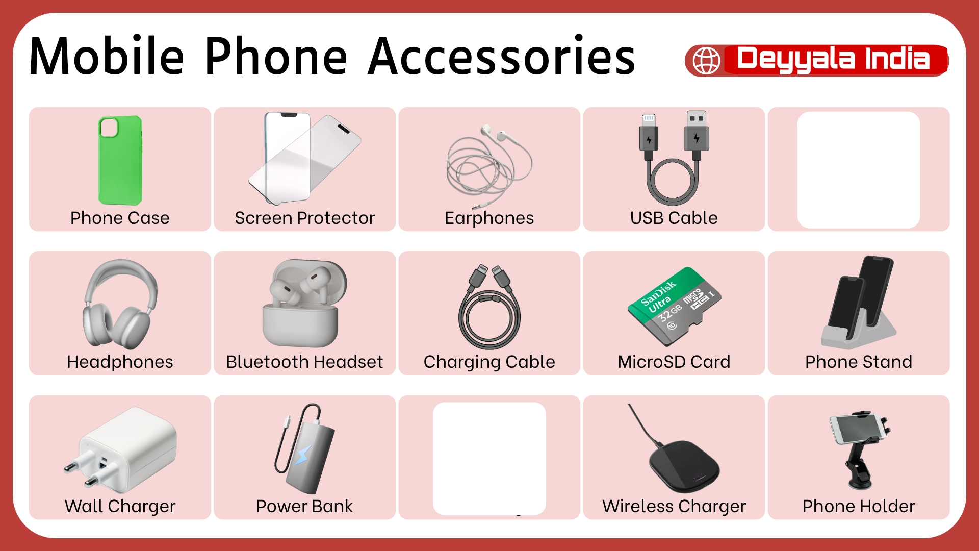 Mobile phone accessories